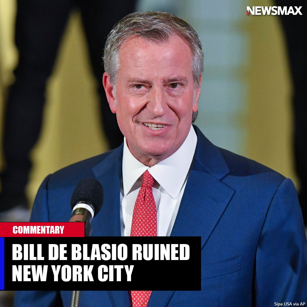 OPINION: "New York Mayor Bill de Blasio's last day in office is New Year's Eve. What he has done to the world's greatest city is incalculable: He has been an unmitigated disaster." -- Bill Donohue  bit.ly/3pGnNrH
