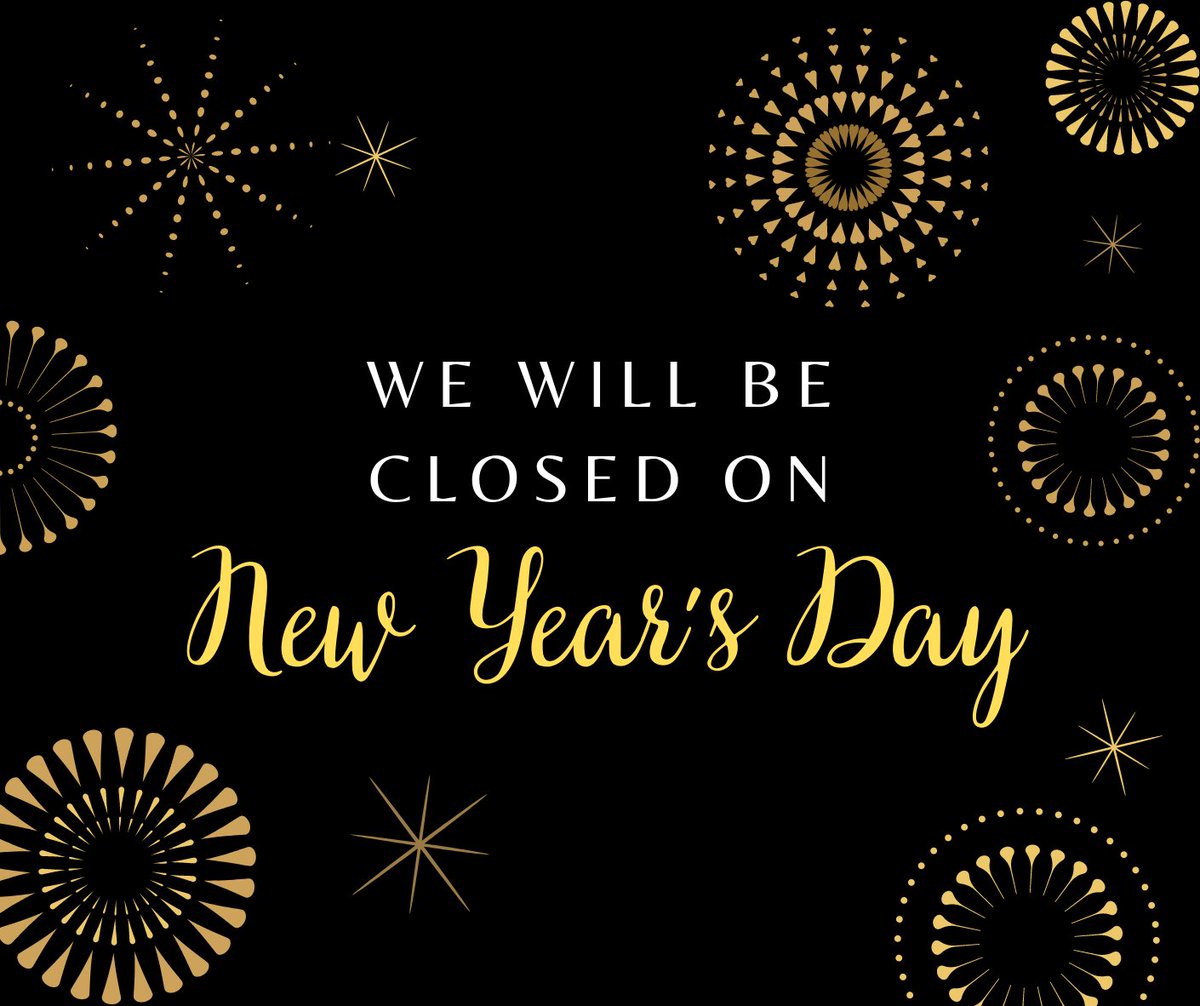 WhiteWater Express Car Wash wishes you a very peaceful and prosperous New Year🎆 🥳. We will be closed on New Year's Day to give our employees time to spend with their families for the holiday.