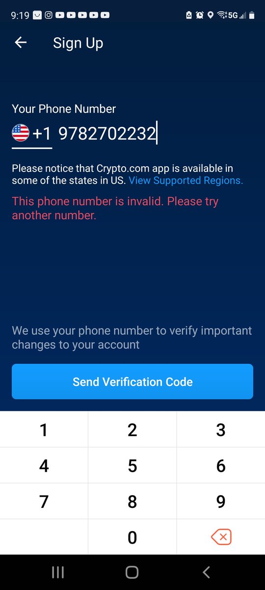 R2Defi's tweet photo. @cryptocom hey guys- I haven't been able to log into my account because my phone number is invalid? What can I do to fix this? Or who should I email to get help asap? https://t.co/ElWRZ2r6IS