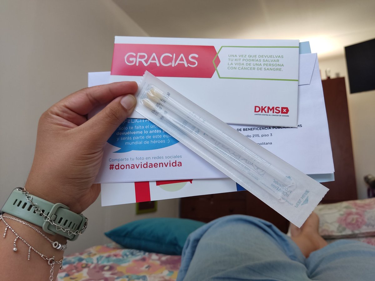 e_gcarla's tweet photo. @DKMS_cl llegaron mis cotonitos, el lunes los devuelvo!!! Nada me haría más feliz que poder donar vida 💕 #CancerDeSangre #DkmsChile https://t.co/A3Tf2YiFFT