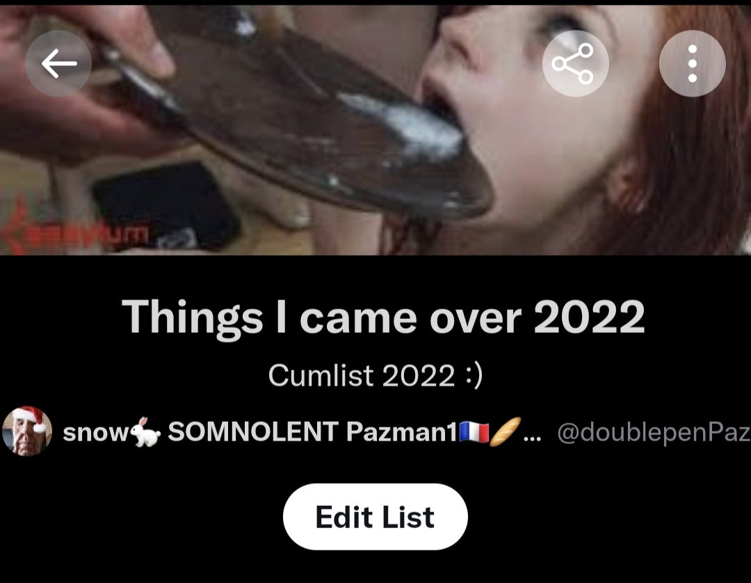 THE ALL NEW AND IMPROVED CUM LIST 2022. LIKE TO EARN YOUR SPOT IN THE CUM LIST 2022 EARLY RELEASE PREMIERE!!!!!