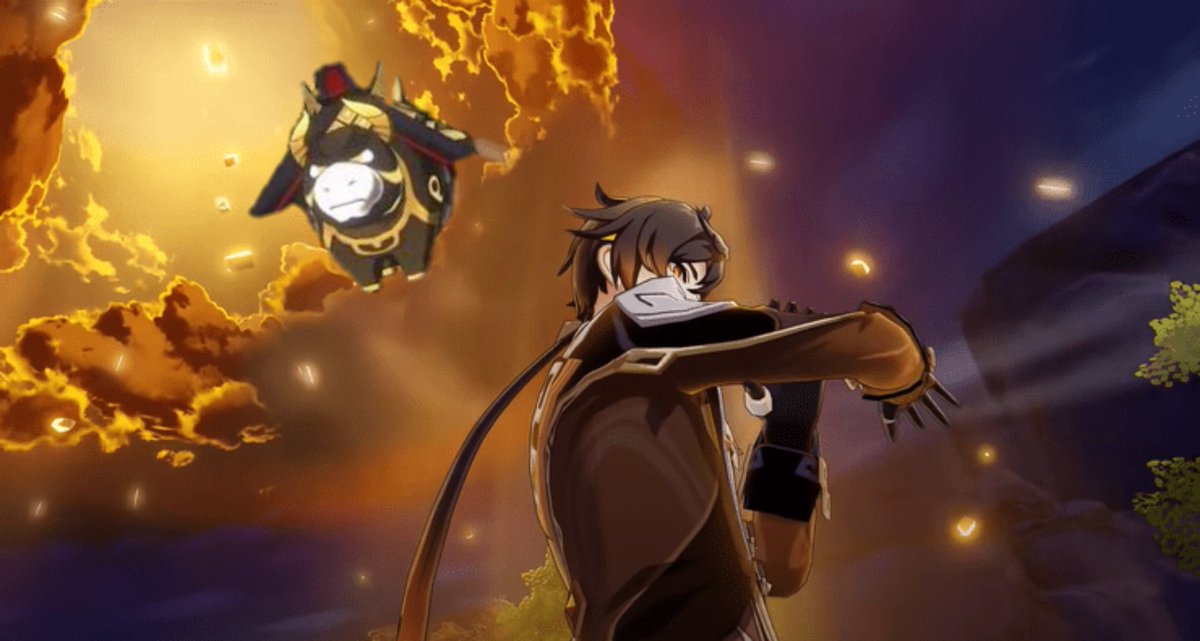 How it is vs how it feels like  [ #genshintwt #GenshinImpact #Zhongli #AratakiItto ]