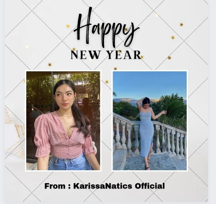 KarissaNatics's tweet photo. Happy new year karissanatics!! And also ate @karissadnne 🥳🤍 https://t.co/ufohlVHkmo