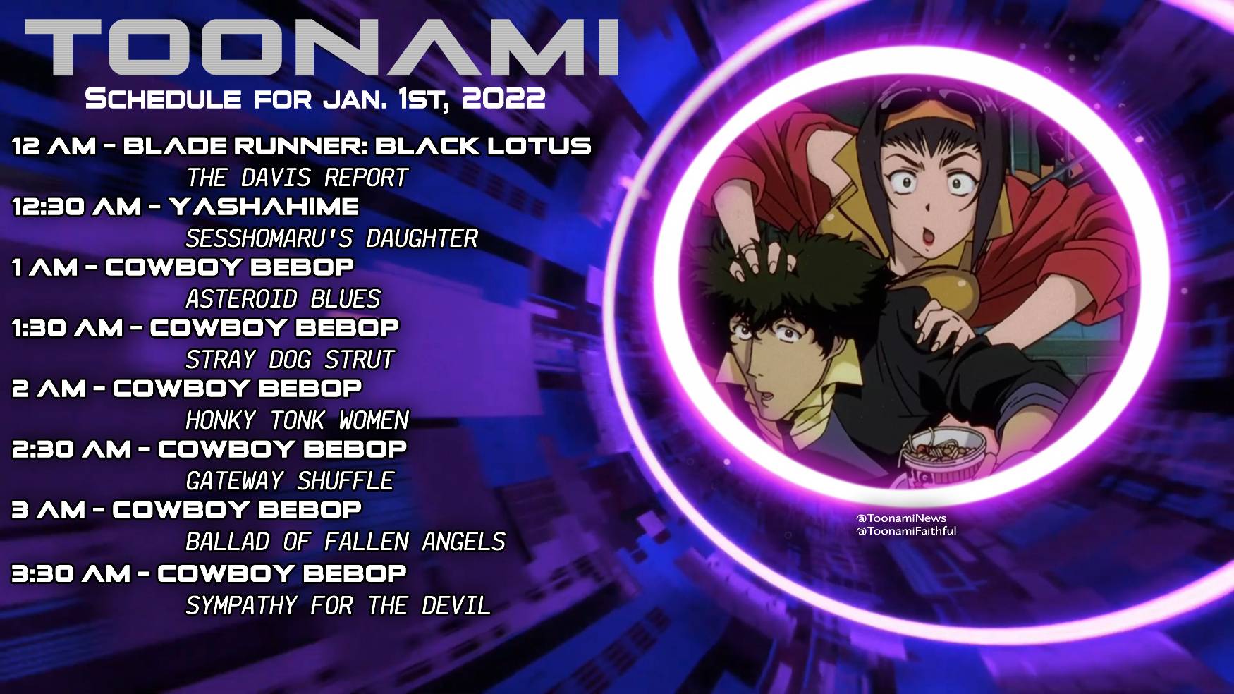 Toonami Schedule August 2022 Lacresha 🌸 (@Smileyluva81) / Twitter