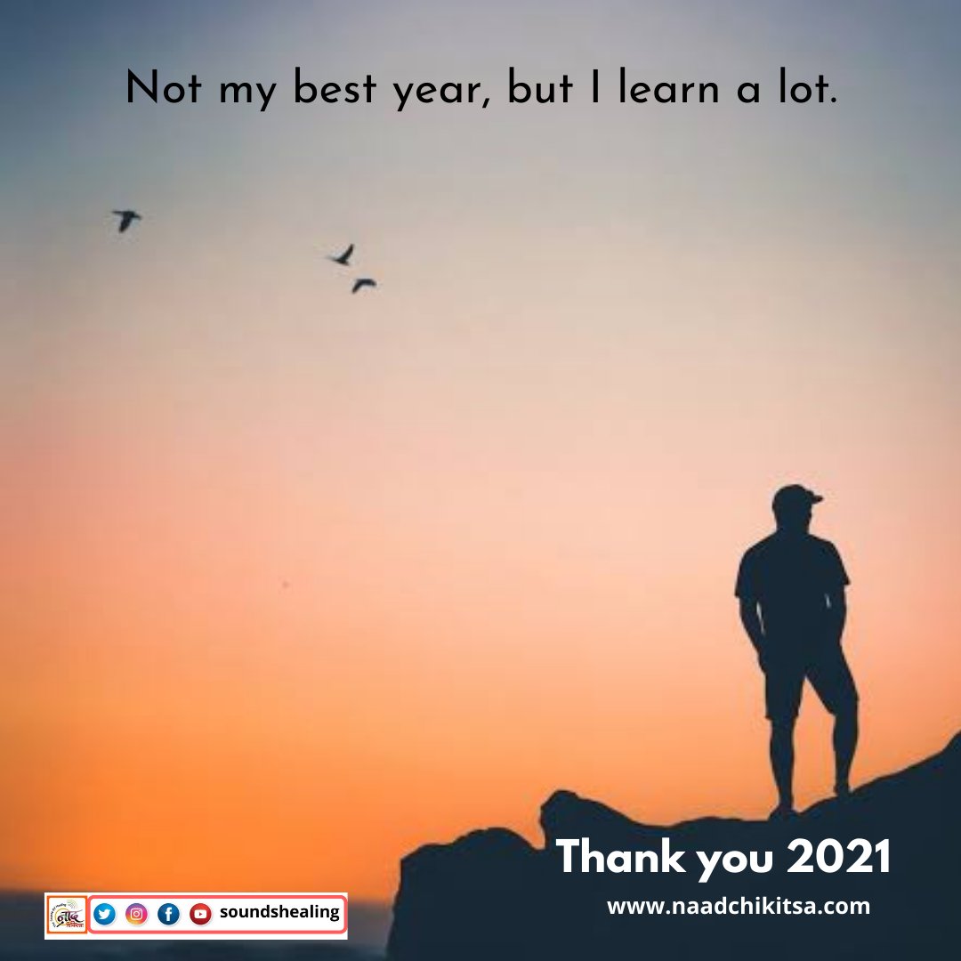soundshealing's tweet photo. Good bye 2021. Thank you.
#Goodbye2021 #naadchikitsa  #soundshealing  #jayantdeshmukh #lessonlearned https://t.co/Lvrp1xTBbE