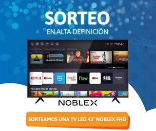 sorteosgratisar's tweet photo. #SorteoGratis de Hoy!!!: Sorteo TV LED 43″ Noblex Participa aquí: https://t.co/uYpuyzQJOl https://t.co/BJJcJoJyqC