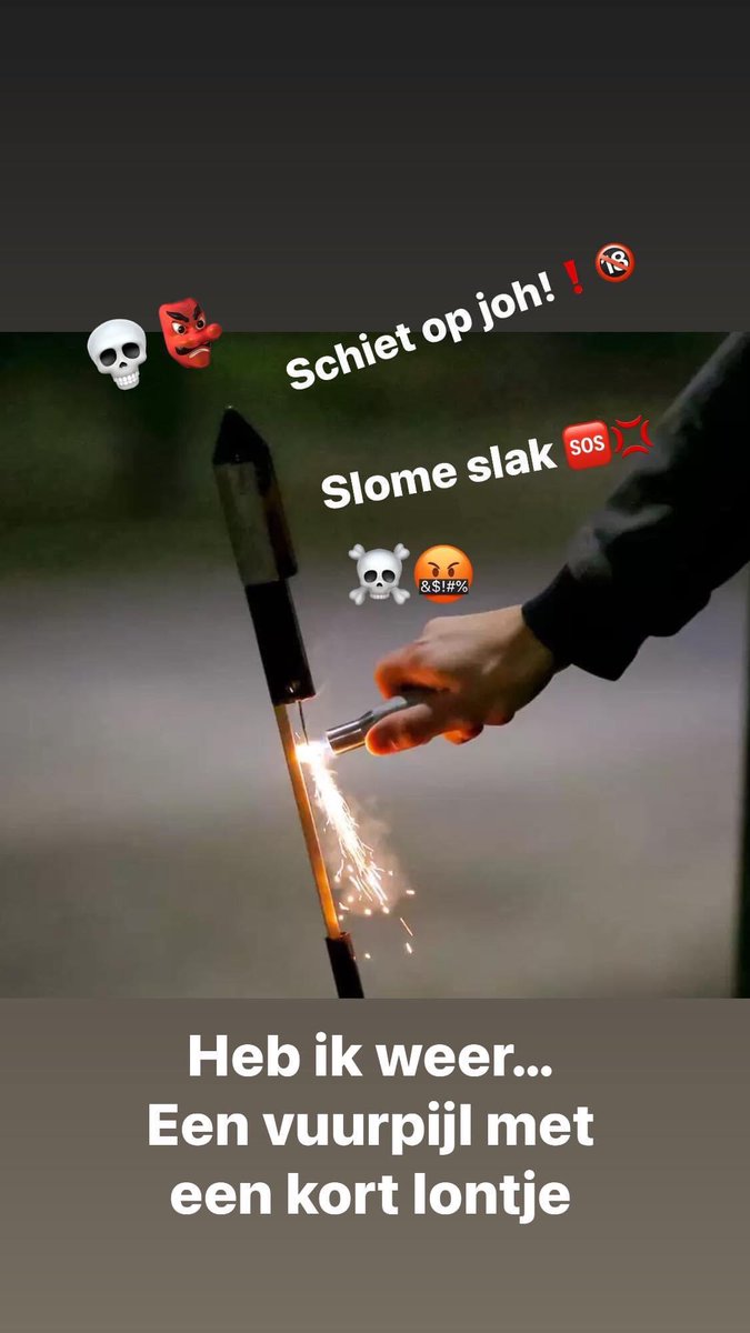 Heb ik weer…
#oudjaarsdag #oudjaarsavond #oudjaar #vuurwerk #vuurwerkoverlast #vuurpijl #GelukkigNieuwJaar #datissterk