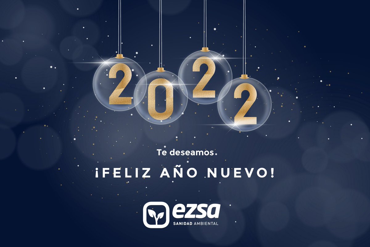 EZSA_'s tweet photo. Todo el equipo de EZSA os desea un ¡Feliz Año Nuevo!🎆🎉🎊

👋Despedimos un 2021 que nos ha llenado de aprendizajes, y en el que hemos intentado estar más cerca que nunca de vosotros.

🙌Ahora, a por el 2022🥂 https://t.co/4tI2MvY81l