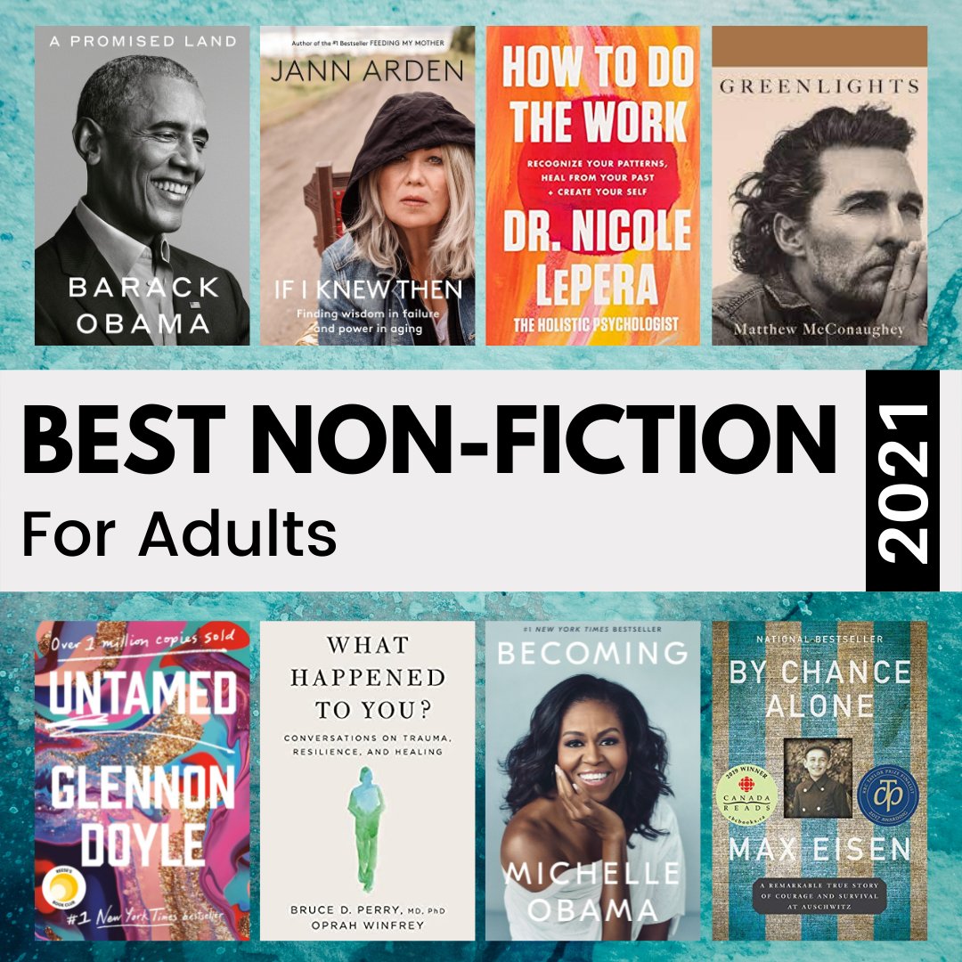 brantlibrary's tweet photo. Part Two - #BestNonFiction

Discover the books Brant County was most excited about in 2021!

Visit our new catalogue and check out Brant's Top Adult Non-Fiction 2021 list - https://t.co/ZCQYSn3TuT.

#BrantLibrary #BrantCounty #BrantReads #BrantReads2021 #ForTheLoveOfReading https://t.co/sCRDFiuOEC