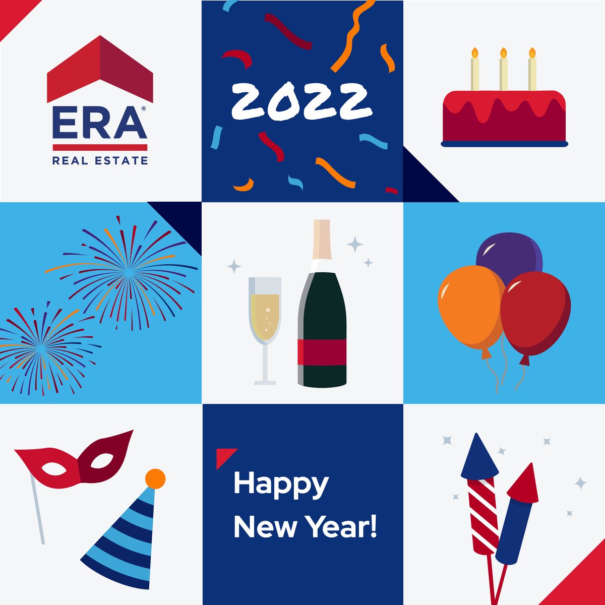 Cheers to a new year! #TeamERA wishes you a wonderful 2022.