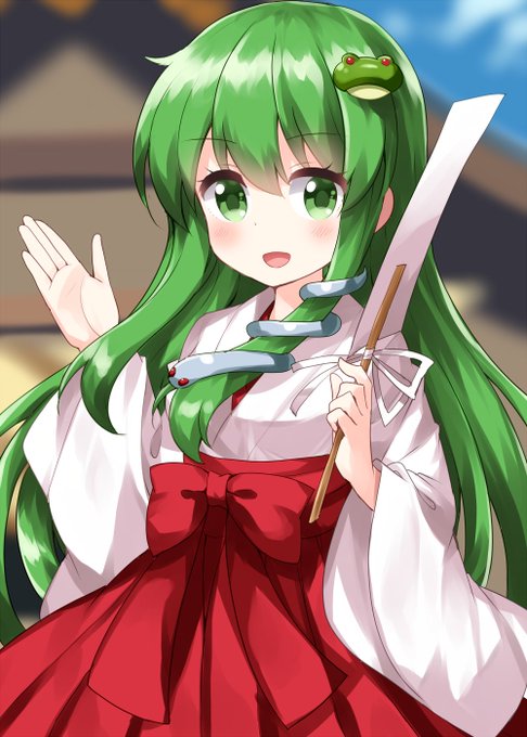 #深夜の真剣お絵描き60分一本勝負 東風谷早苗 