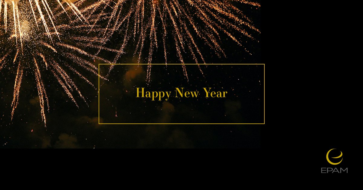 EPAM_UK's tweet photo. Happy New Year! We hope you all have a blast! 
 
This past year has been one for the books! We just want to say how thankful we are for your support throughout 2021. We’re wishing everyone all the best as we enter a brand new year filled with exciting new things. https://t.co/26rPxyE32V