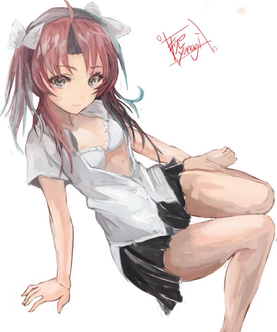 なんかもうすごい誘ってきた陽炎
#艦これ版深夜の真剣お絵描き60分一本勝負
#艦これ版真剣お絵描き60分一本勝負_20211231 
