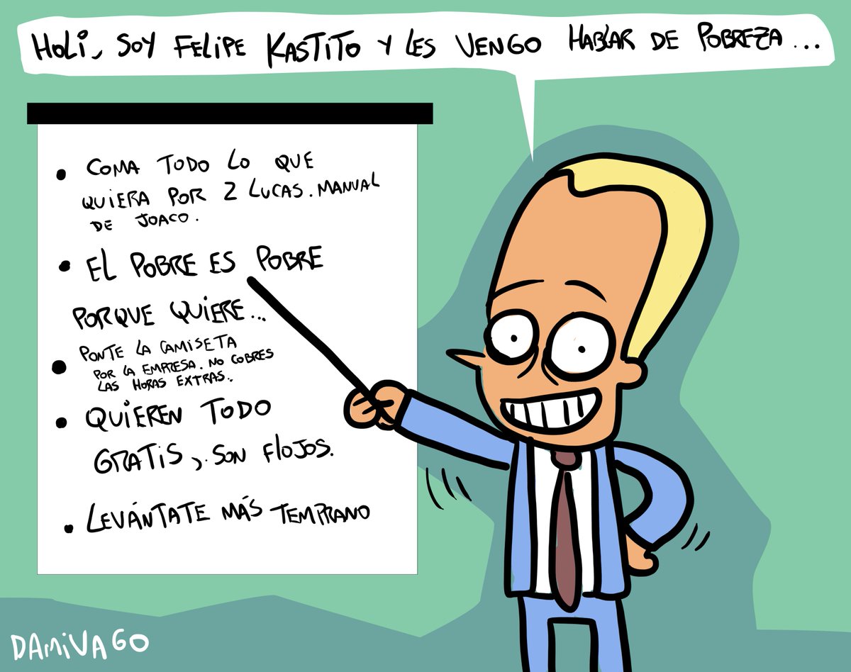 Damivago's tweet photo. Clases de Pobreza con Kastito https://t.co/pYVedbnCDo