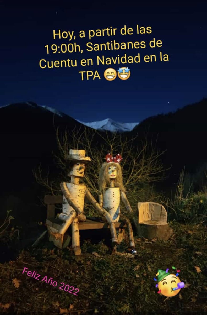 aavv_santibanes's tweet photo. Hoy a partir de las 19:00 saldremos en la @conexiontpa en @RTPAOficial hablando de Santibanes de Cuentu en Navidad 😍

Feliz Añu 2022!!! 🥳🥳

#SantibanesDeCuentuEnNavidad 

@TurismoAller @TurismoAsturias @elcomerciodigit @lavozdeasturias https://t.co/pKlPCf5LI6