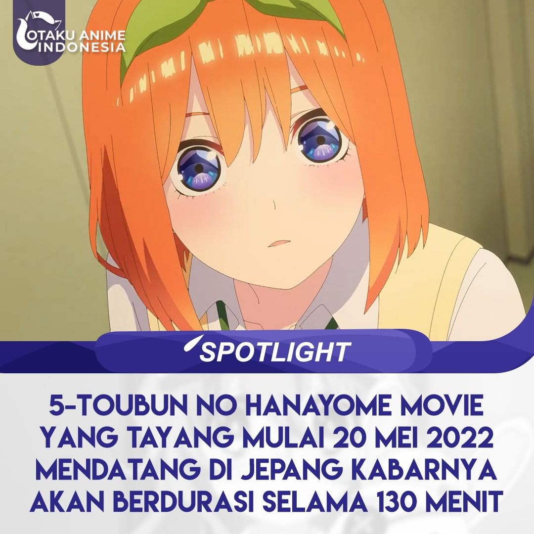 Kapan Quintessential Quintuplets the Movie Tayang di Indonesia? - TITIP  JEPANG