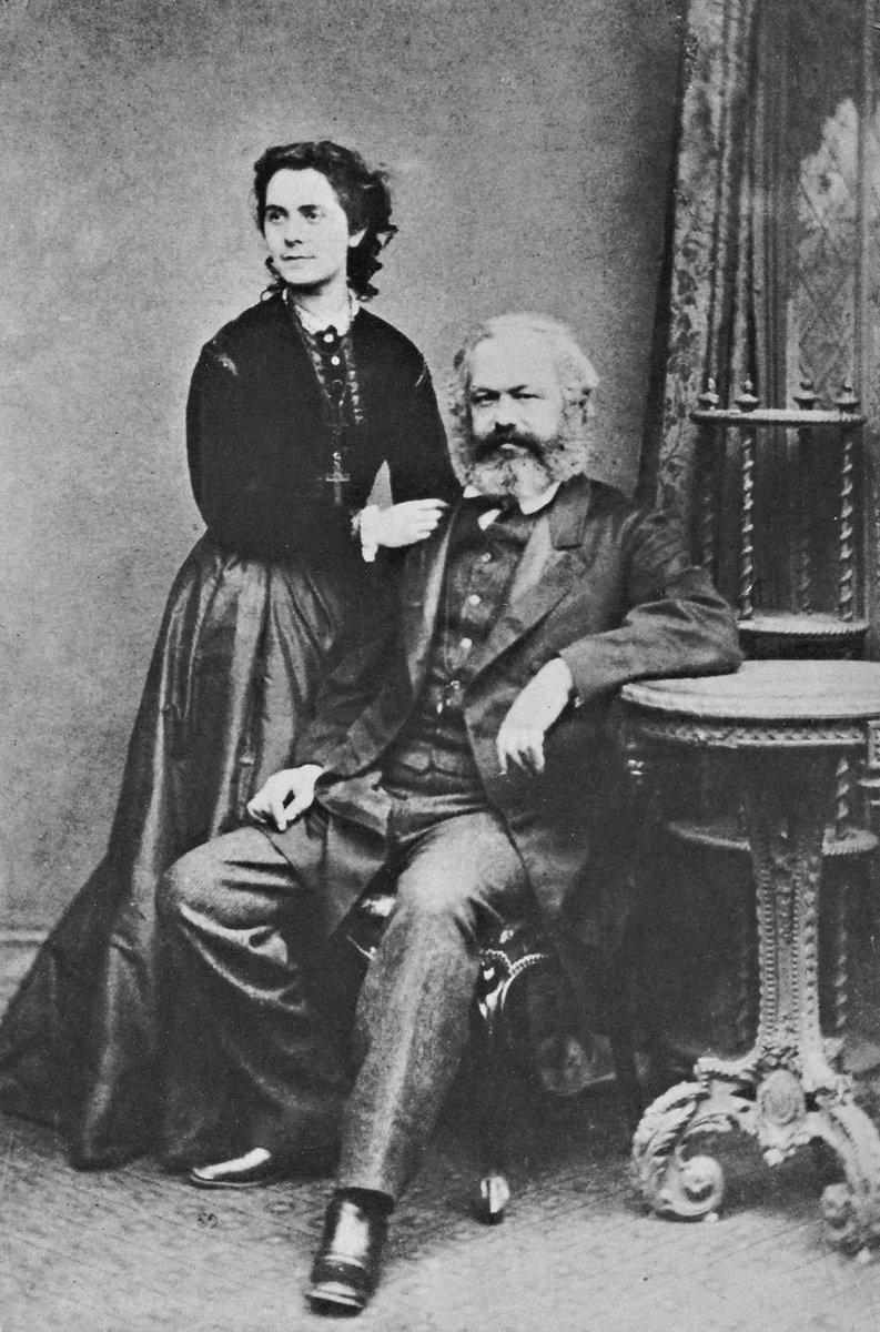 Karl Marx & his daughter, Jenny Marx, in London (1869) [950 x 1438] https://t.co/b77AYxSMUk