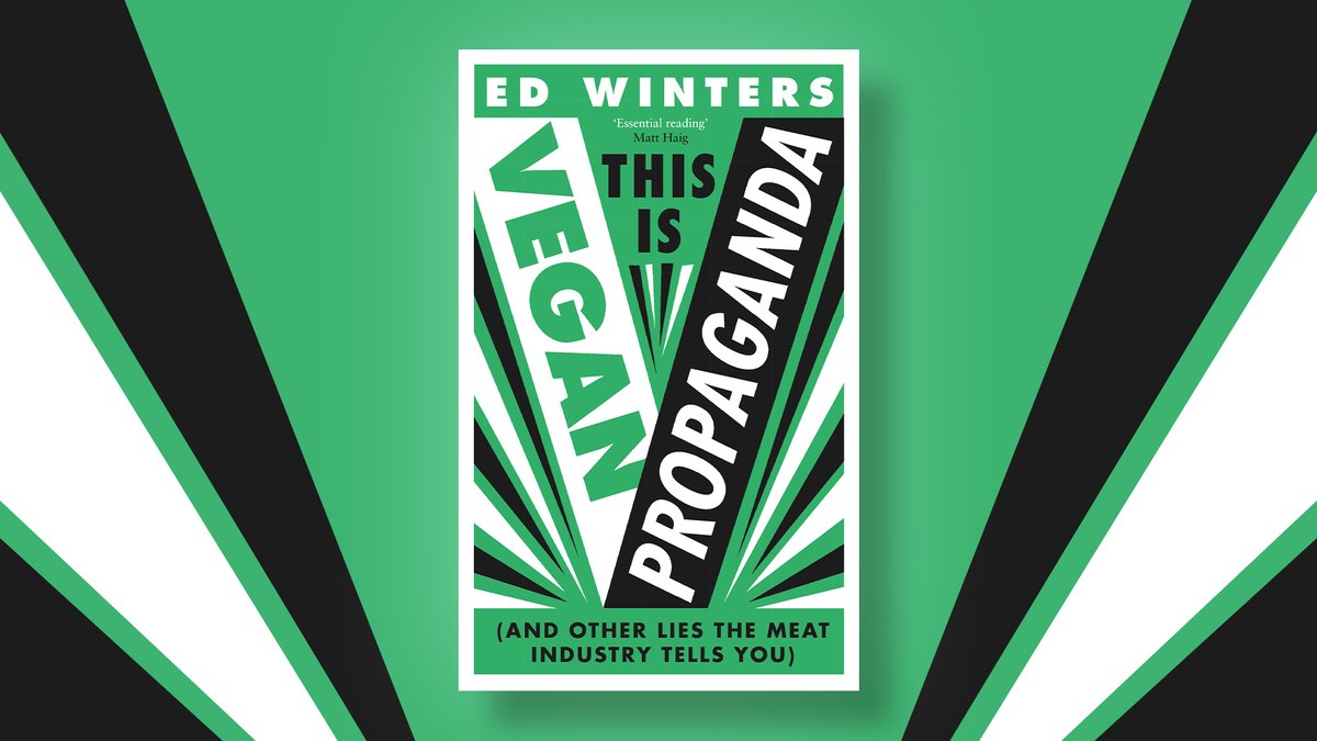 Activist, influencer and educator, Ed Winters, is not afraid of a good debate. This is Vegan Propaganda (& Other Lies the Meat Industry Tells You) brings together his manifesto for a better, vegan world. Signed copies available here: bit.ly/3FV14xK