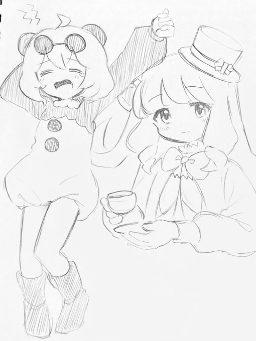 #おうつちの絵 
そしてらくがき 