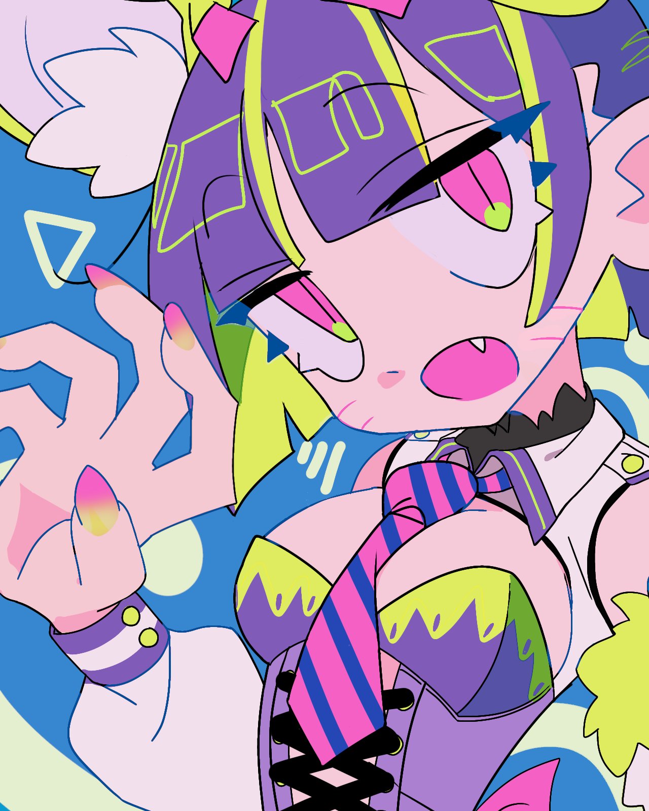 まに 描き納め 虎モチーフのナイフちゃんです T Co 4dmehtyh6v Twitter