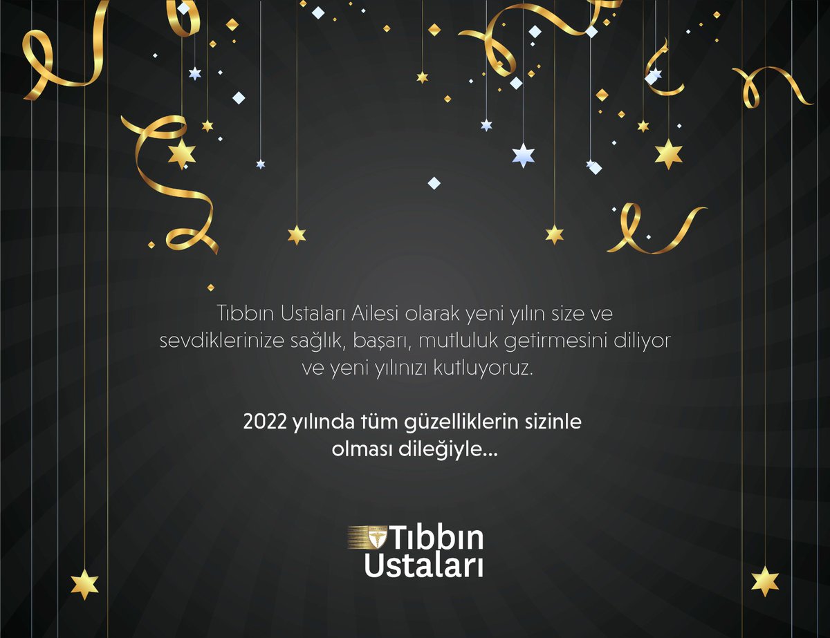 tibbinustalari's tweet photo. Hoş geldin 2022!

Yeni yılın size ve sevdiklerinize sağlık, mutluluk ve başarı getirmesini diliyoruz :)

#yeniyıl #hoşgeldinyeniyıl #yeniyılmesajı #yeniyıldayenimüjdeler #başarı #yeniyılruhu #yılbaşı #yılbaşıağacı #sağlık #yılbaşıçiçeği #yılbaşıkonsepti #mutluluk https://t.co/1EIV4i6vbl