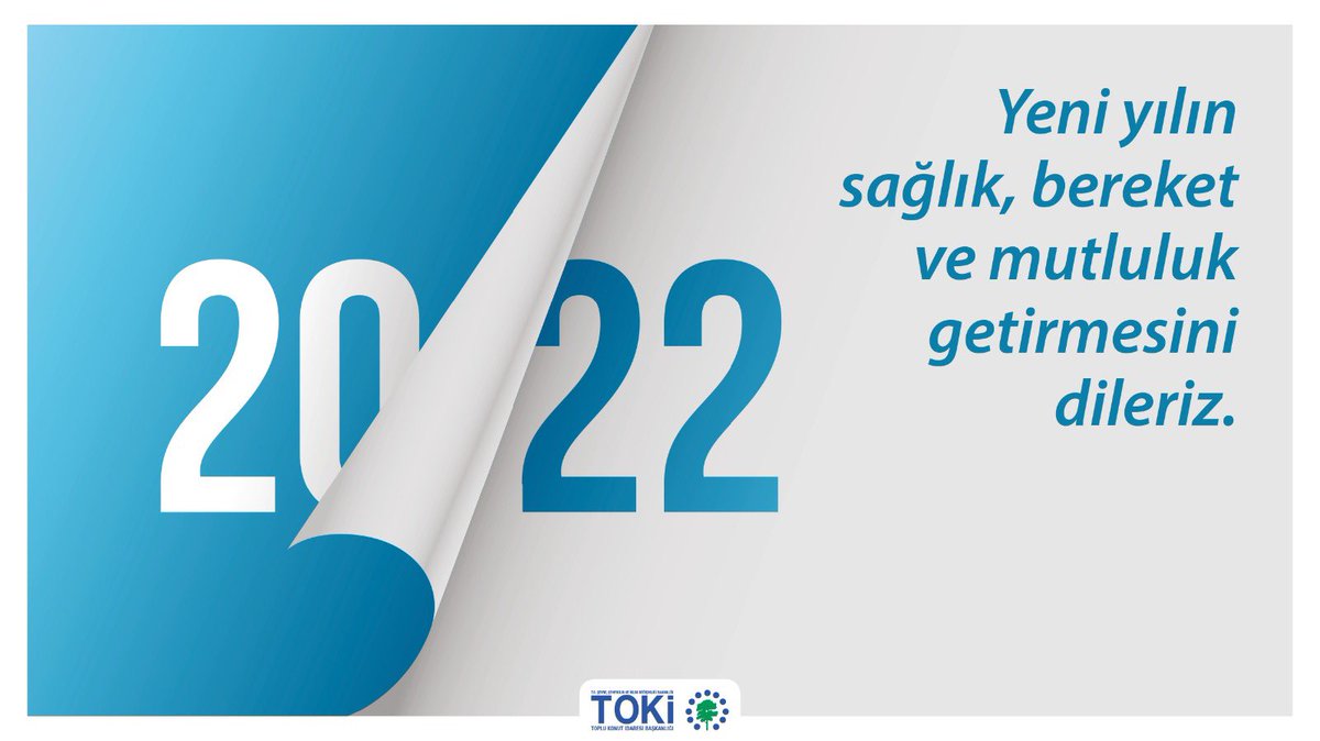 Yeni yılın sağlık, bereket ve mutluluk getirmesini dileriz.