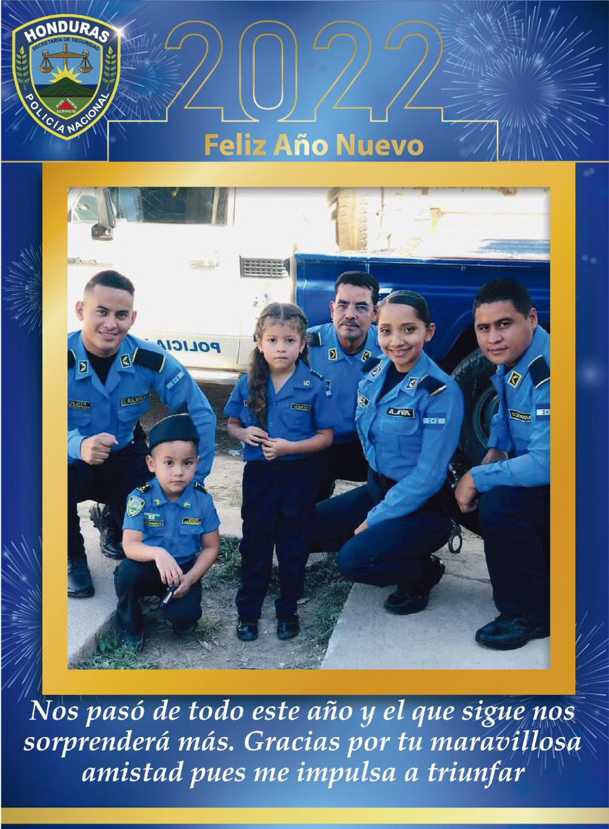 Nos pasó de todo este año y el que sigue nos sorprenderá más. Gracias por tu maravillosa amistad pues me impulsa a triunfar #NavidadPolicial 👮🏻‍♂️👮‍♀️🎄💙