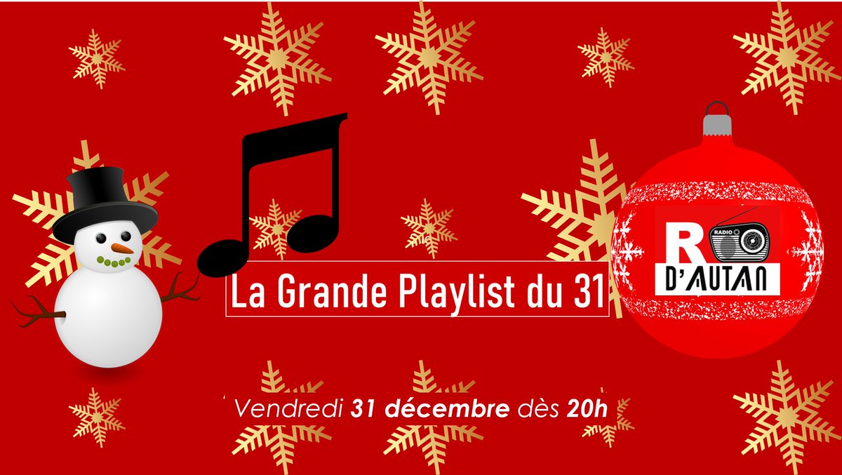 r_dautan's tweet photo. À 20h sur #RDAutan 📻

👉 Comment bien terminer l’année ? En écoutant R D’Autan pour le #réveillon du 31 ! Dès 20h retrouvez La Grande #Playlist du 31 pour vous déhancher, vous faire bouger jusqu’au bout de la nuit…

Pour écouter en direct : https://t.co/Pi21gSaXuh 🎧

#Radio https://t.co/ttsfOvvuJj