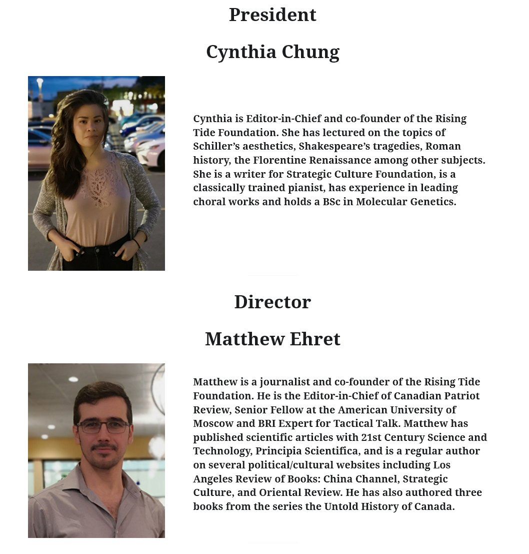 BRechercheteam's tweet photo. Aktuell spricht #CynthiaChung von der #RisingTideFoundation. Inzwischen war #MatthewEhret schon mehrmals Gast im #CoronaAusschuss. Soweit ich mich noch erinnere, hat er ziemlich krude Thesen vertreten. Ich werde langsam Neugierig bei dieser Foundation! https://t.co/90FxdWGv64