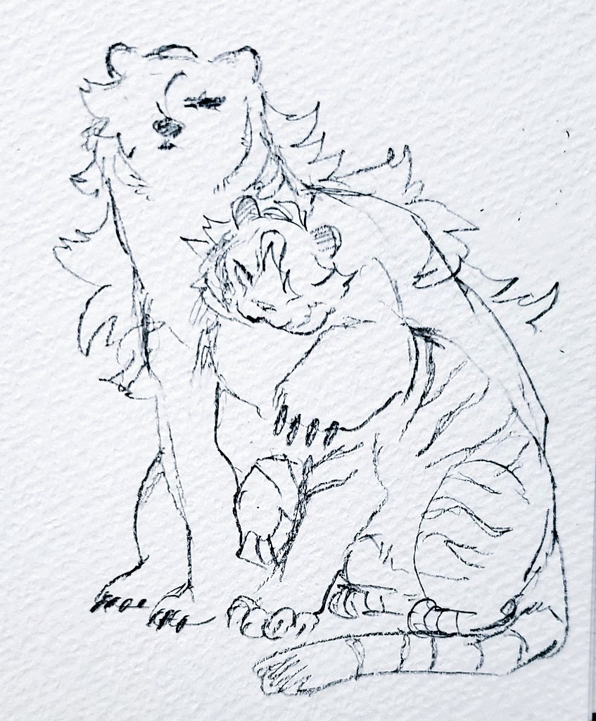 年内に一度は描いておきたかったまっちろ兄弟

すぐ動物にしやがるこいつ 