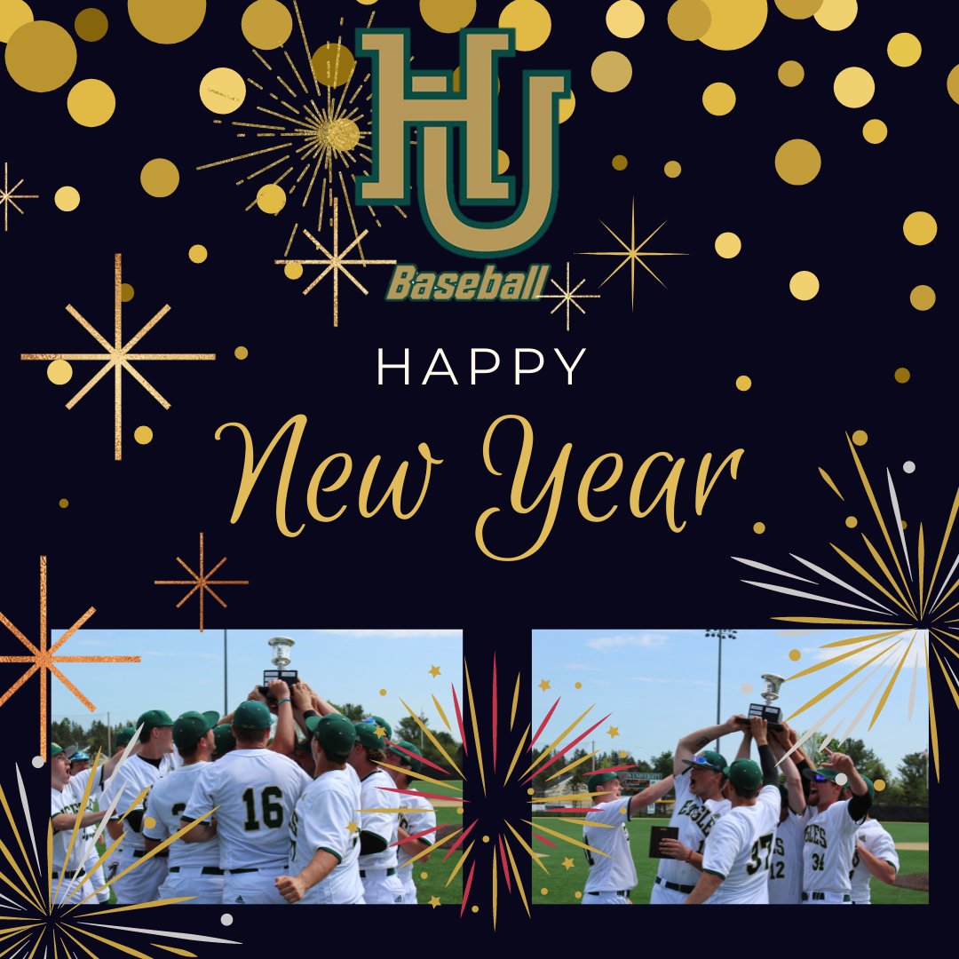 Happy New Year from all of us at Husson Baseball. Wishing everyone a happy and healthy 2022!! #PROVEIT