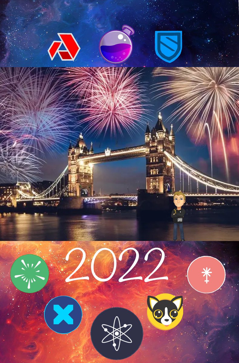 CryptoDanvans's tweet photo. To finish 2021 and start 2022 with a bang 🎉

I’d like to make someone’s new year😁

In 48hrs 
1 person will win:

1.5 $ATOM 
5 $JUNO
3 $OSMO
3 $AKT
3 $REGEN
10 $IXO
500 $DVPN
15,000 $HUAHUA

To qualify:

Comment fav #COSMOS  token
&amp; RT

HAPPY NEW YEARS EVE
#crypto #blockchain https://t.co/rwoTwasV8T