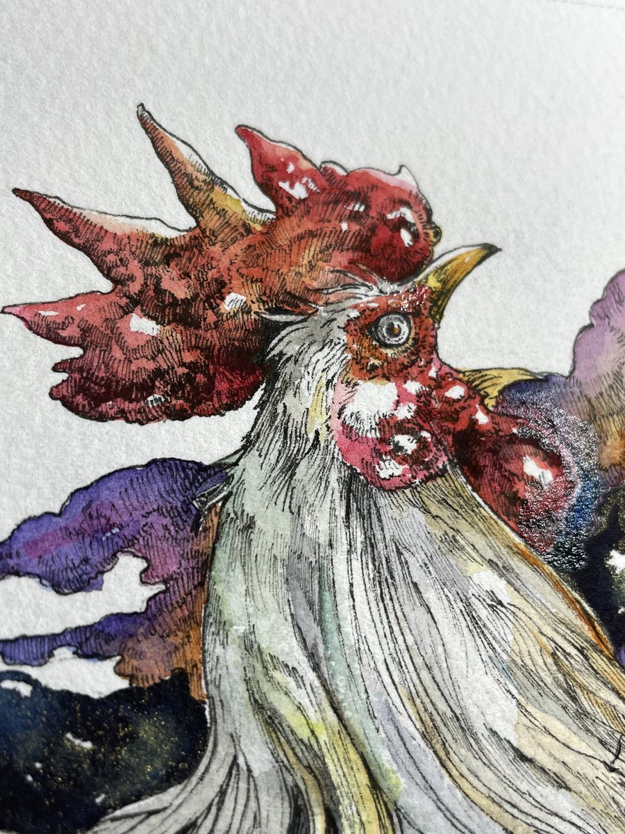 「早く描いて寝てぇ 」|Keso Artのイラスト