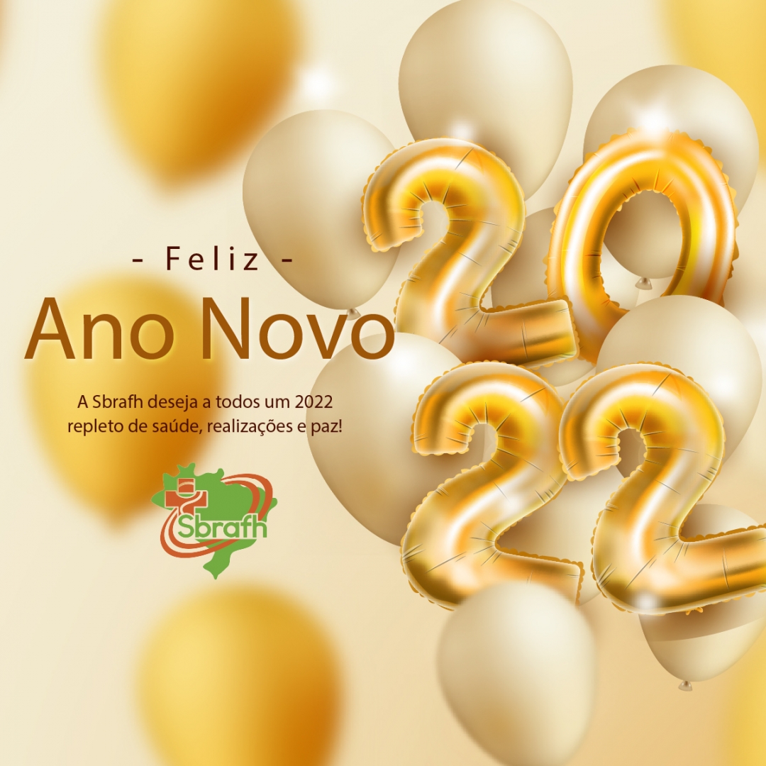 Um Feliz Ano Novo a todos! Com muita Saúde e Paz!
.
.
.
#sbrafh #anonovo #2022