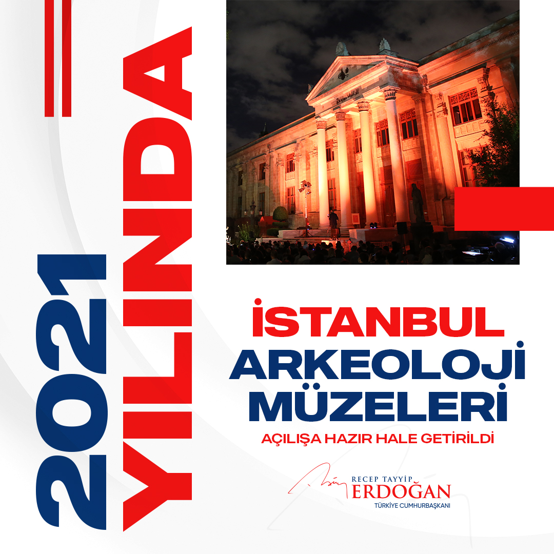 İstanbul Arkeoloji Müzeleri'ni açılışa hazır hale getirdik.