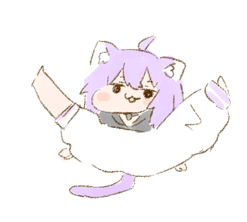 猫又おかゆ 「」|ねこやまのイラスト