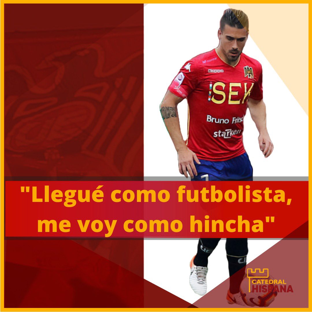 catedralhispana's tweet photo. Con una sentida carta se despidió Juan Pablo Gómez de Unión Española tras casi 5 años en el club 🤧

El jugador agradeció a gente de utilería, cuerpos técnicos, funcionarios, hinchas e incluso a la dirigencia. https://t.co/PymaGwujaG