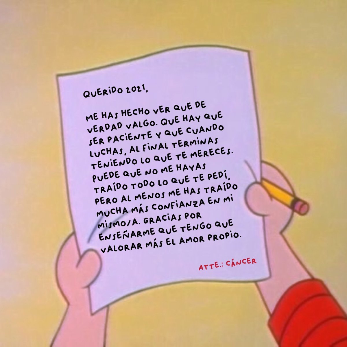 Carta de #Cáncer al 2021 ♋️✉️🔮