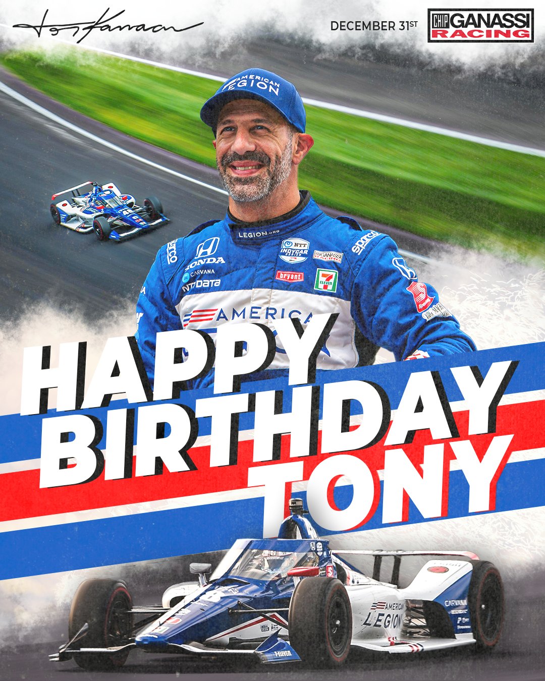 Tap the  to wish Tony Kanaan a very Happy Birthday!   | 