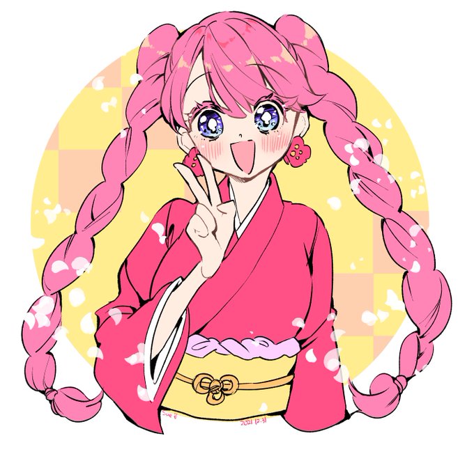 2021年描き納め!
うちの子のフェルちゃんです🌸 