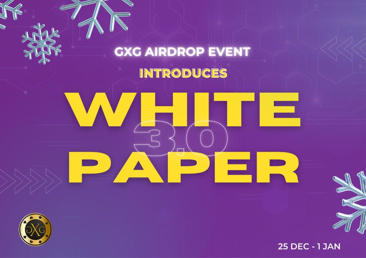 gxgtoken's tweet photo. To end Year 2021 with a bang, GXG will be having a series of Quizzes related to the Project and the newest version of the WP (5 questions in total). First 5 users with the correct answers per question will stand a chance to win $50 BUSD!!

Welcome 2022!

#gxgtoken #quiz #wp https://t.co/9oHZOJMnQD