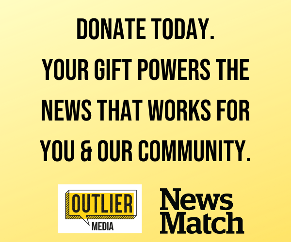 media_outlier's tweet photo. Thanks to all of our supporters we met our goal of $20,500. Thank you all so much! Good news: we still have one day left in our #NewsMatch campaign. Let’s see how far we can exceed our stretch goal! https://t.co/pr0XOy3Hco #newsforgood #giving #community https://t.co/970eq6uvWh