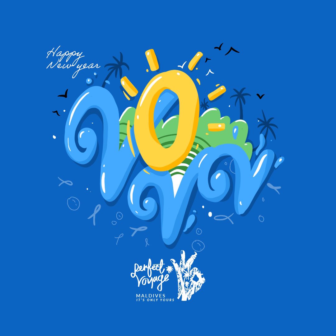 PerfectVoyage's tweet photo. As we welcome a new year, we draw inspiration for the adventures to come in the New Year. Thank you for the support and looking forward to a year of creating your Perfect Voyage in paradise! 

HAPPY NEW YEAR 2022!!!

Illustration by: @hassanube https://t.co/V4zvW97NjM