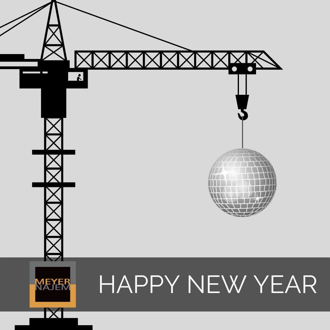 MeyerNajem's tweet photo. From all of us at Meyer Najem, we want to wish you a happy and joyous New Year! Cheers to building the 2022 that you hope for.
#MeyerNajemConstruction #HappyNewYear #StengthinCommunity https://t.co/Kkuu52F000