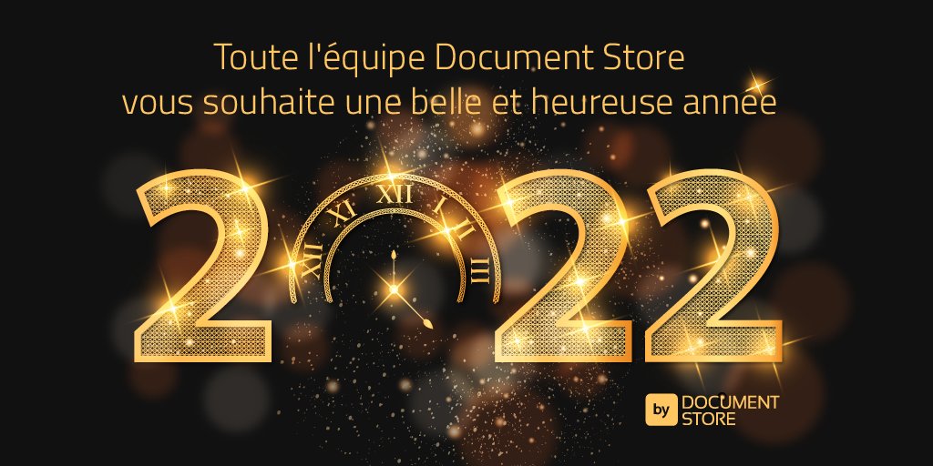 yneia__'s tweet photo. L'ensemble de l'équipe Document Store vous souhaite une très belle année et vous partage ses vœux les plus précieux sur cette vidéo https://t.co/ALrxVror0c ! 
 Prenez soins de vous et de vos proches.

#DocumentStore #2022 #happynewyear https://t.co/gtvEb0Cg3V