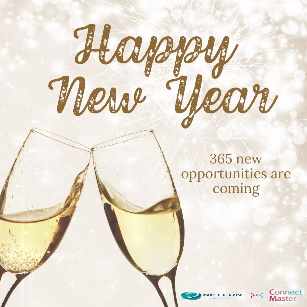 ConnectMasterUS's tweet photo. Netcon Americas and ConnectMaster Team wish you all a Happy and Prosperous 2022.

#HappyNewYear #2022 #Happy2022
#netconamericas #netcon #connectmaster #networksolutions #networkperformance #network #inventory #telecommunications https://t.co/iXKar27WZw