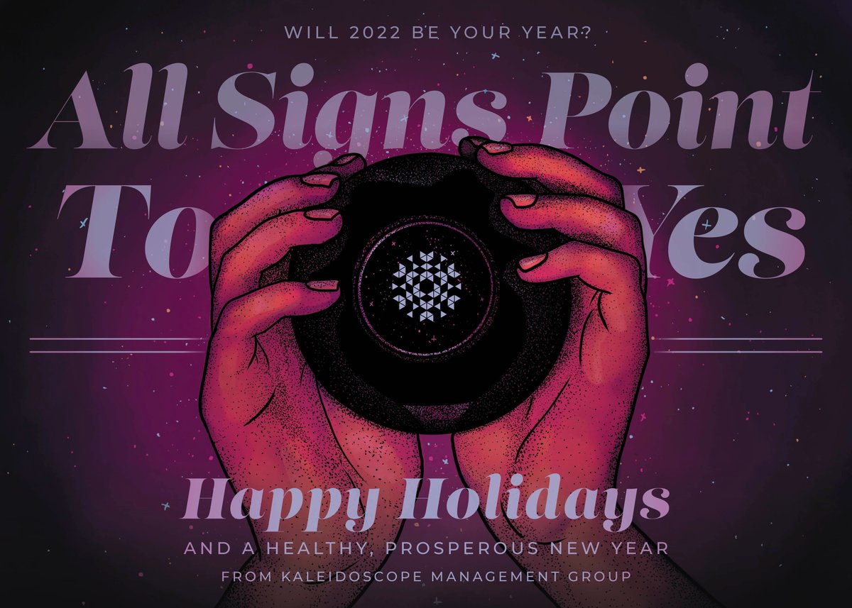 Kaleidoscope_MG's tweet photo. Will 2022 be your year? We're going to take a shot and say YES! Here's to entering into 2022 with an open mind, positivity, and passion!  

#NewYearsEve #HappyNewYear #AllSignsPointToYes #Positivity #Openness https://t.co/OunGRQex6A