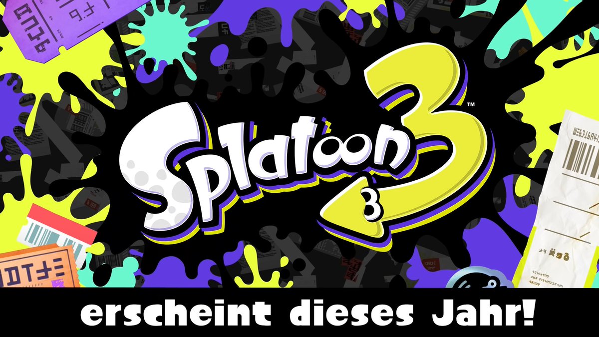 Splatoon_DEU's tweet photo. Wir mussten lange warten, um es endlich sagen zu können... #Splatoon3 erscheint... DIESES Jahr! In diesem Sinne: ein frohes neues Jahr 2022! 🦑🐙🎉 https://t.co/RDKm3rUxQd