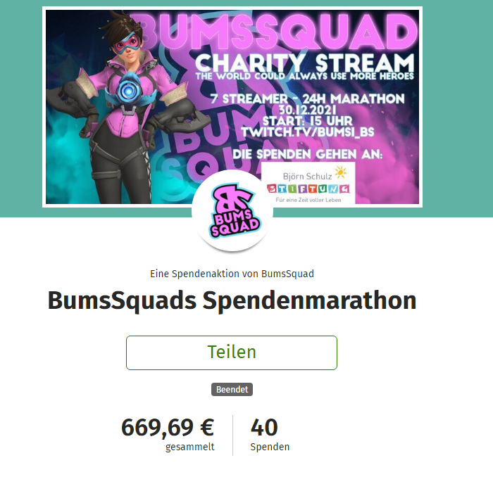 WE DID IT! 24h Marathon sind done!! 669,69€ sind zusammen gekommen! vielen dank an @ow_kobo <a href="/CloutC9/">Clout</a> <a href="/Flo_Schmo/">Schmo</a> <a href="/Shadow16_OW/">Shadow | Patrick</a> <a href="/Marci_Sasu/">Marci_Sasu</a> @mQp_LoL und <a href="/bumsbaerjohn/">Bumsi | Bumi</a> für das Streamen und danke an alle Spenden ♥♥ Wir haben nicht mit so viel gerechnet! ♥♥ Ihr seid die besten ♥