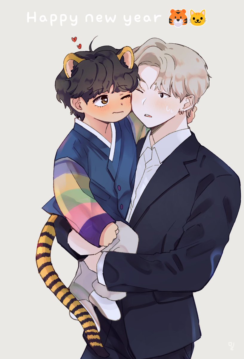 Dangmil_'s tweet image. 칭구들 태기와 함께 새복많☀️